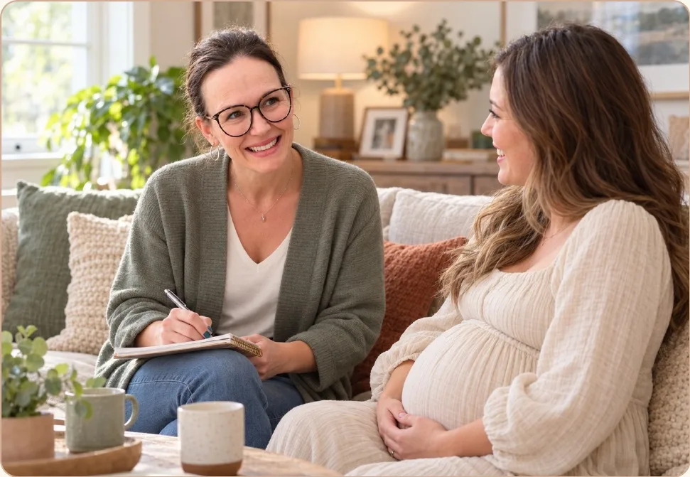 Rebecca Sullivan in personalized prenatal birth consultation